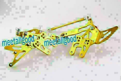 Kawasaki Ninja ZX10R (2004-2005) Gold Motorcycle Rearset Rear Set