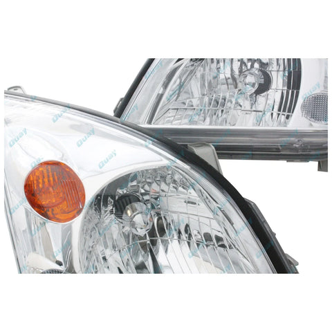 Toyota Landcruiser Prado 120 Series Chrome Headlights Pair (2002-2009)