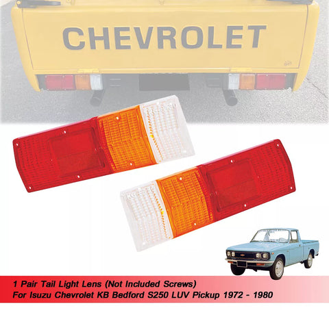 Isuzu Chevrolet KB Bedford LUV Tail Light Lens 2 x (1972-1980)