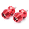 Yamaha R1 R6 YZF600 FZ6 FZ8 XV250 6mm Swingarm Spool Sliders  Red