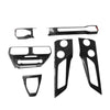 Ford Mustang 2024+ Dry Carbon Fiber Console Dash Vent Door Panel Cover Kit