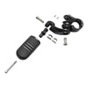 Harley Touring 1.25" Black Short Angled Footpegs