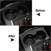 Alfa Romeo Giulia Carbon Fiber Water Cup Holder Panel Cover (2017-2019)