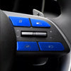 Hyundai Tucson Blue Aluminum Steering Wheel Button Trim (2022–2024)