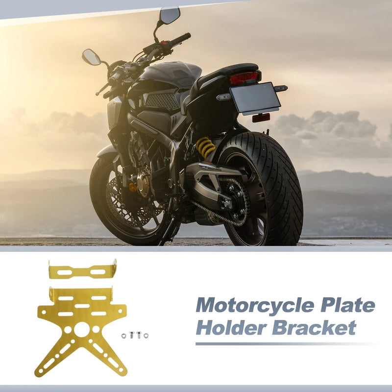 Make Model Plate Mount / 26×10 mm / Aluminum Alloy Yellow Hole