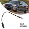 Car FM Radio Antenna Extension Cable Cord Portable Accessory