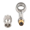 Motorcycle Stainless Steel 10.2mm 3/8" Eye Banjo Hose Ends AN-3 45��