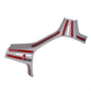 Mercedes ML Class Silver Steering Wheel Button Frame Trim (2012-2015)
