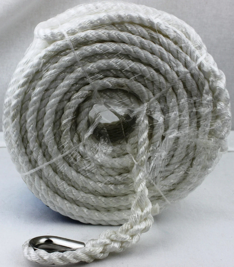 Boat / Mooring - PE Silver Anchor Rope 30m x 12mm