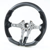 BMW F10 F11 F07 F12 F13 F06 F01 F02 Steering Wheel Matte Carbon Suede (2010-2017)