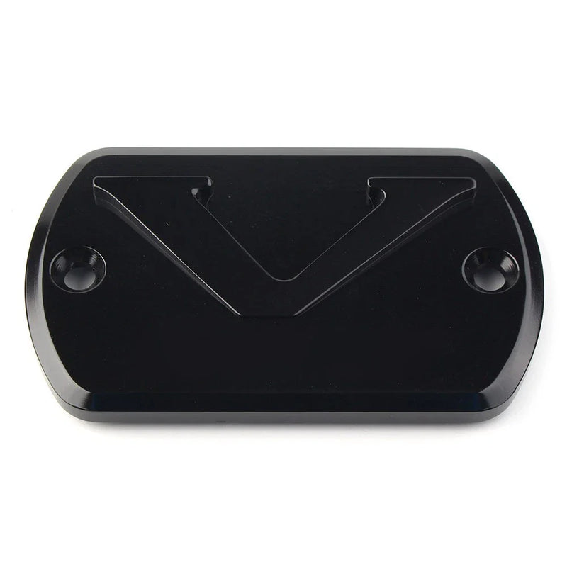 Yamaha V Star XVS 650 / 950 / 1100 / 1300 Black Front Brake Fluid Reservoir Cover