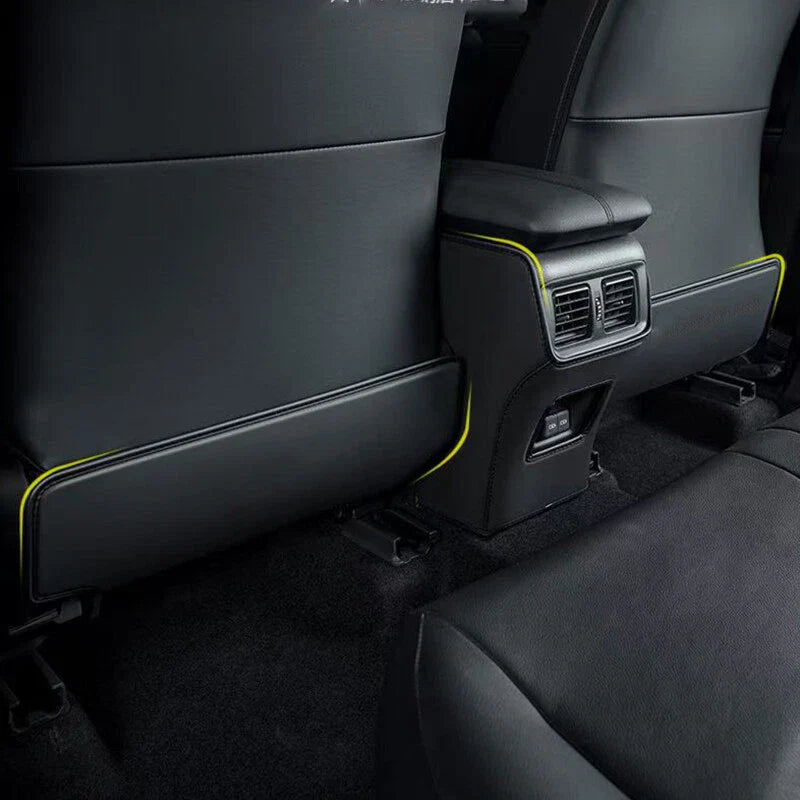 Hyundai Palisade 2 x Black rear seat anti kick pad trim cover (2020–2025)
