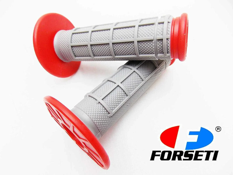 Suzuki RM80 Red Grey Hand Grip Set