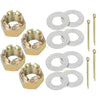 Polaris Xplorer 400 4x4 4 x Rear Axle Nuts (2002–2002)