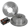 Landcruiser HDJ100 UZJ100 Rear Brake Disc Rotors + Pads (1998–2007)