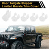 Jeep Wrangler JL JLU (2018-2024) White Door Limiting Cover Trim