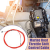 600cm 20FT Marine Boat Throttle Cable Red with Fastening Head