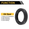 Oil Seal 40x58x10mm Seal Ring Rotary Shaft Seal NBR Rubber Black 5 pcs