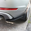 Dodge Charger RT SRT 2 x Glossy Black Rear Bumper Diffuser Splitters (2015-2023)