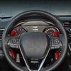 Camry 2018 2019 Red Real Carbon Fiber Steering Wheel Shift Paddle Switch Fit