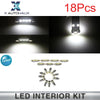 BMW E60 / E61 5 Series Canbus White LED Lights Interior Kit