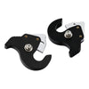 Harley Touring FLHR Black Sissy Bar Luggage Rack Docking Latch Clip Kit