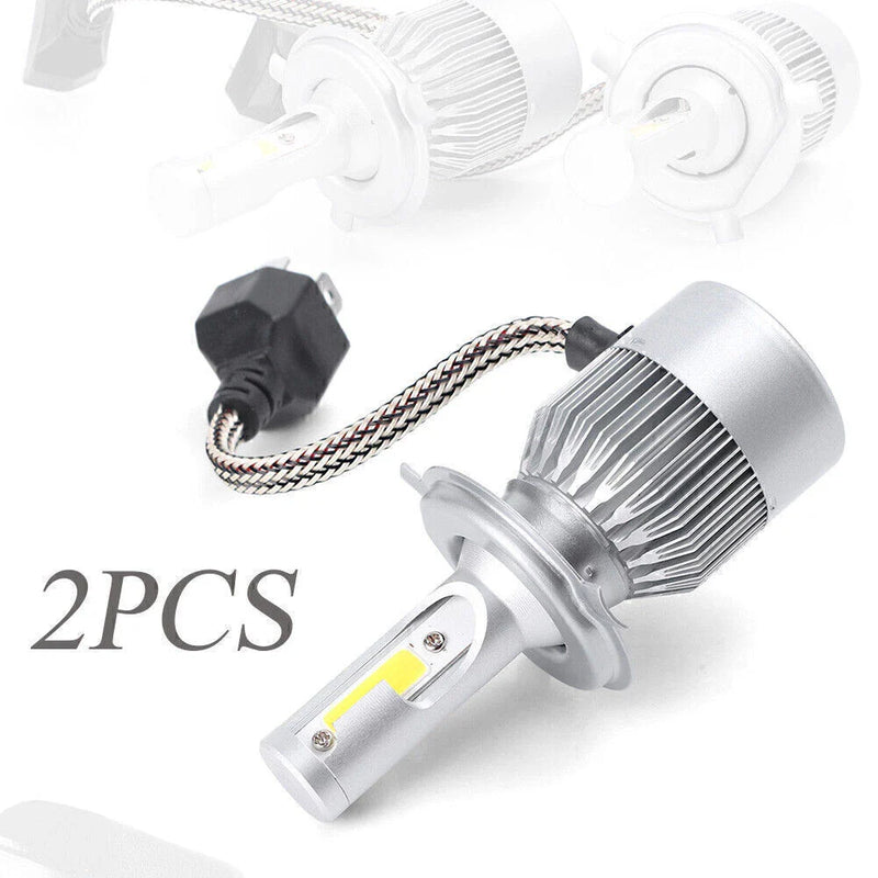 Car H4 LED Headlight Bulbs Hi/Lo Beam Conversion Kit