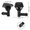 Volvo S60 4 x Front Windshield Wiper Washer Nozzles (2001-2010)