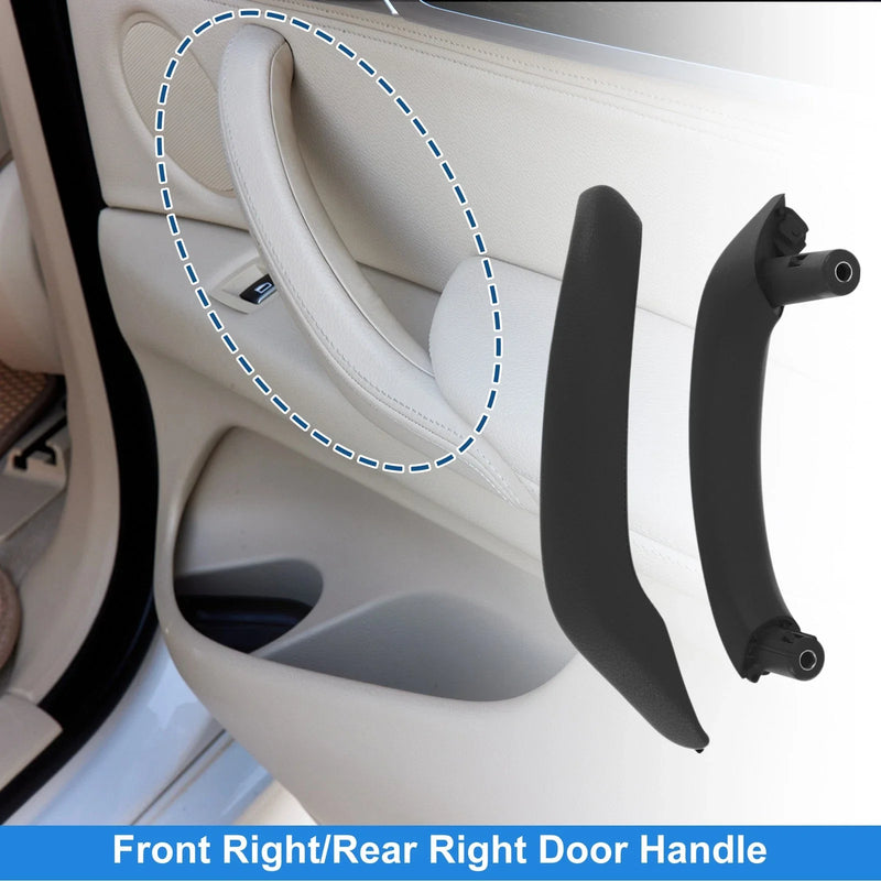 BMW X3 Black Front Driver Side Inner Door Panel Handle (2010 - 2016)
