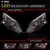 Nissan QASHQAI J11 (2014-2017) - 2 x Lights Front Headlight Lamp