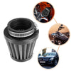Motorcycle Air Filter Cleaner / 45mm / Round Tapered Black