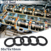 Make Model Oil Seal / 50x70x10mm Black 5 Pcs / Rotary Shaft Seal