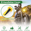 Motorcycle 7/8" 22mm Hand Grips / Yellow Grid Pattern