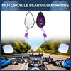 Motorcycle M8/M10 2 x Rear View Mirrors
