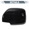 Toyota Land Cruiser Pair / 2 x Rearview Mirror Cap Overlay Gloss Black