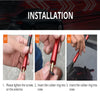 Universal FM Radio () 3inches Carbon Fiber Red Car Antenna