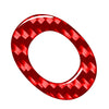 Car Badge Carbon Red Decals Stickers Emblem Alphabet Letters