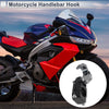 Rectangle Aluminum Alloy Motorcycle Hanging Hook Hexagon Wrench Titanium Tone