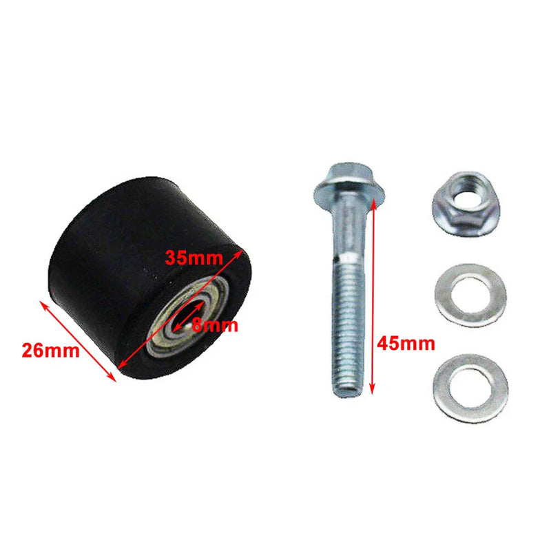 Honda CR125R CR250R CR500R XR250 2 x Upper Lower Chain Roller (1990-2007)