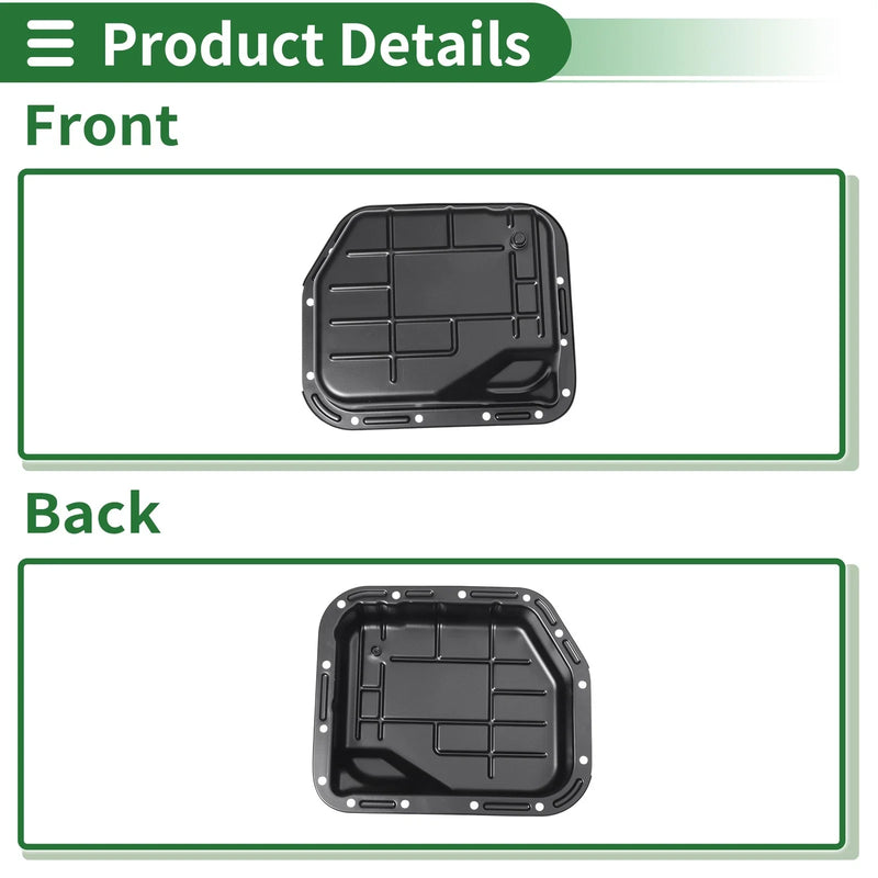 Dodge Ram 1500 1996-2001 - 1 x No.52118779AB, Iron Black Engine Oil Pan