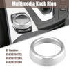 BMW Series X3 X4 X5 X6 Silver Tone Knob Cover Ring