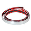 Car Exterior Styling 30mm x 2.5M Chrome Trim Adhesive Strip