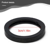 Gas Can Spout Gasket 3x0.5cm/1.18x0.19inch Black