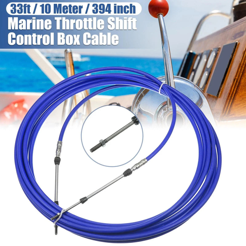 Yamaha Blue Remote Control Box Cable Marine Type 33ft 394 Inch