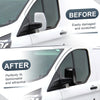 Ford Transit Custom Left Rearview Mirror Cover Cap Gloss Black (2012-2023)