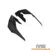 Honda CB650R Black Fairing Winglets  Side Fin Trim Covers (2018-2024)