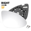 Porsche Cayman Right Side Heated White Mirror Glass (2013-2020)