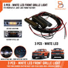 Ford Ranger Raptor 3 x White LED Front Grille Lights (2022-2025)