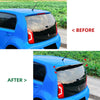 VW Up, SEAT Mii, Skoda Citigo 1x Gloss Black Rear Boot Spoiler Lip (2011-)