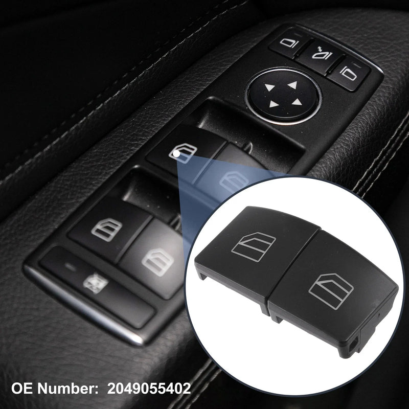 Mercedes-Benz GLE500 2 x Window Lift Switch Button Covers (2016-2020)
